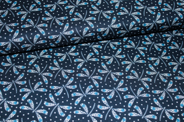 Designer- Baumwollstoff Sapphire Skies (10 cm)